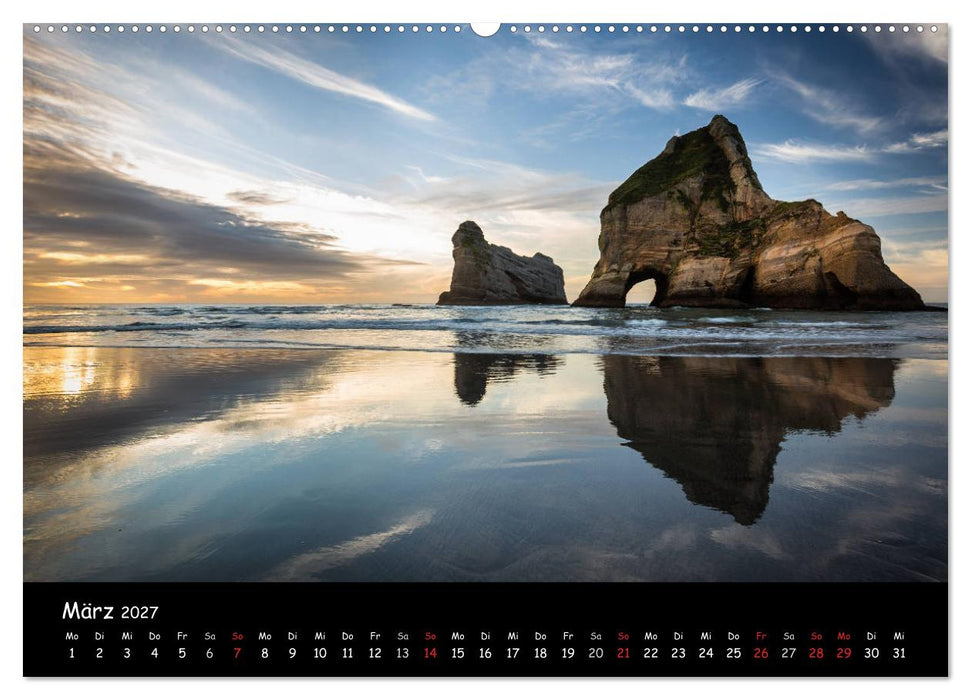 Sehnsucht nach Neuseeland (CALVENDO Premium Wandkalender 2027)