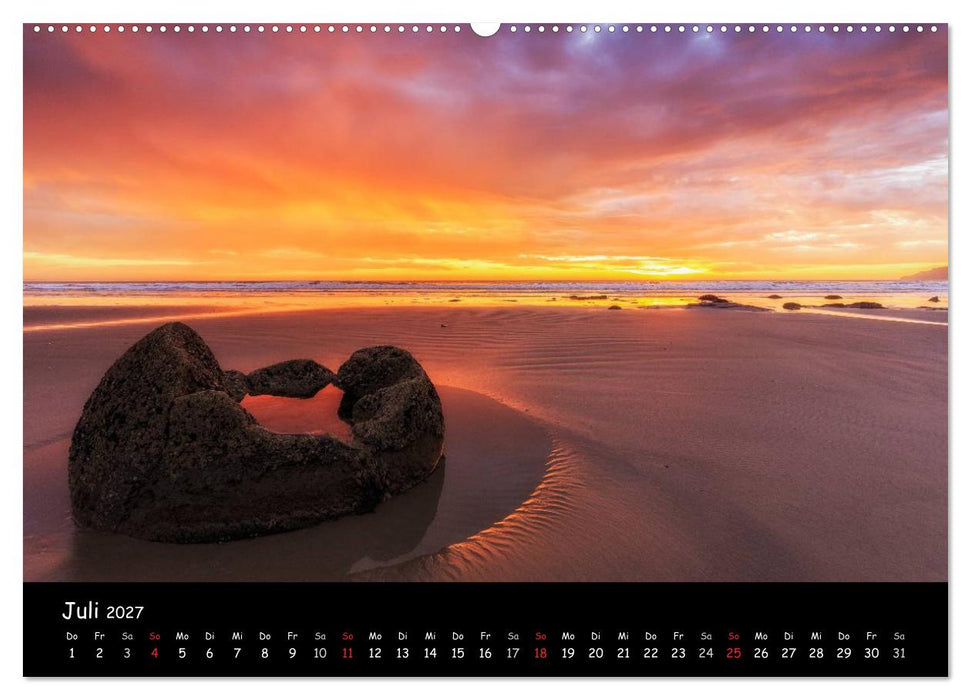 Sehnsucht nach Neuseeland (CALVENDO Premium Wandkalender 2027)