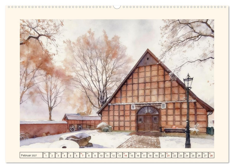 Idyllische Tour entlang der Hase (CALVENDO Wandkalender 2027)