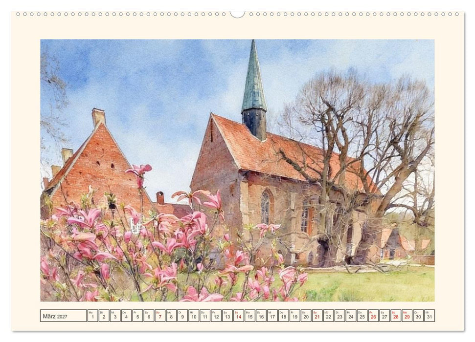 Idyllische Tour entlang der Hase (CALVENDO Wandkalender 2027)