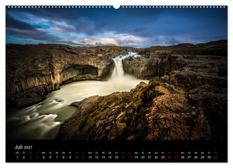 Island - Unberührte Landschaften (CALVENDO Premium Wandkalender 2027)