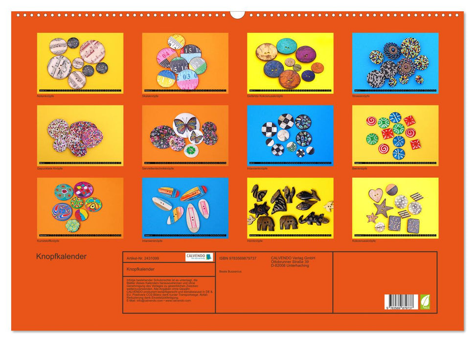Knopfkalender (CALVENDO Wandkalender 2027)