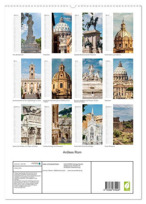 Antikes Rom (CALVENDO Premium Wandkalender 2027)