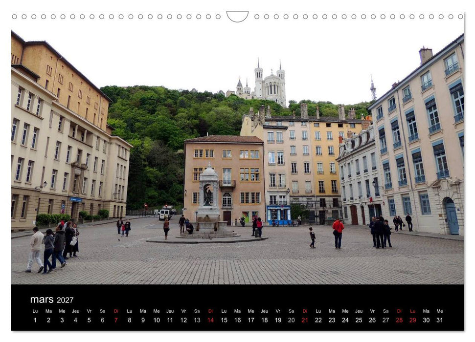 Tout simplement Lyon (CALVENDO Calendrier mensuel 2027)