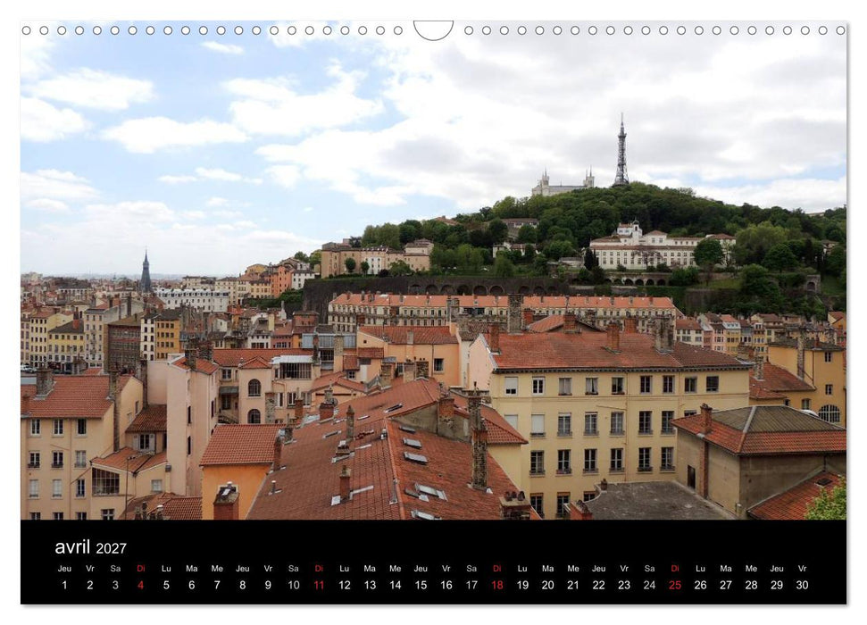 Tout simplement Lyon (CALVENDO Calendrier mensuel 2027)