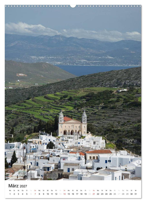 Liebenswertes Paros, Insel der Kykladen (CALVENDO Wandkalender 2027)