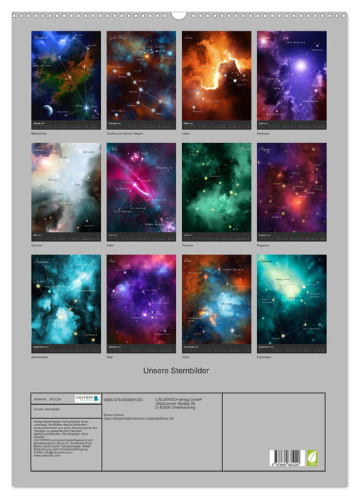 Unsere Sternbilder (CALVENDO Wandkalender 2027)