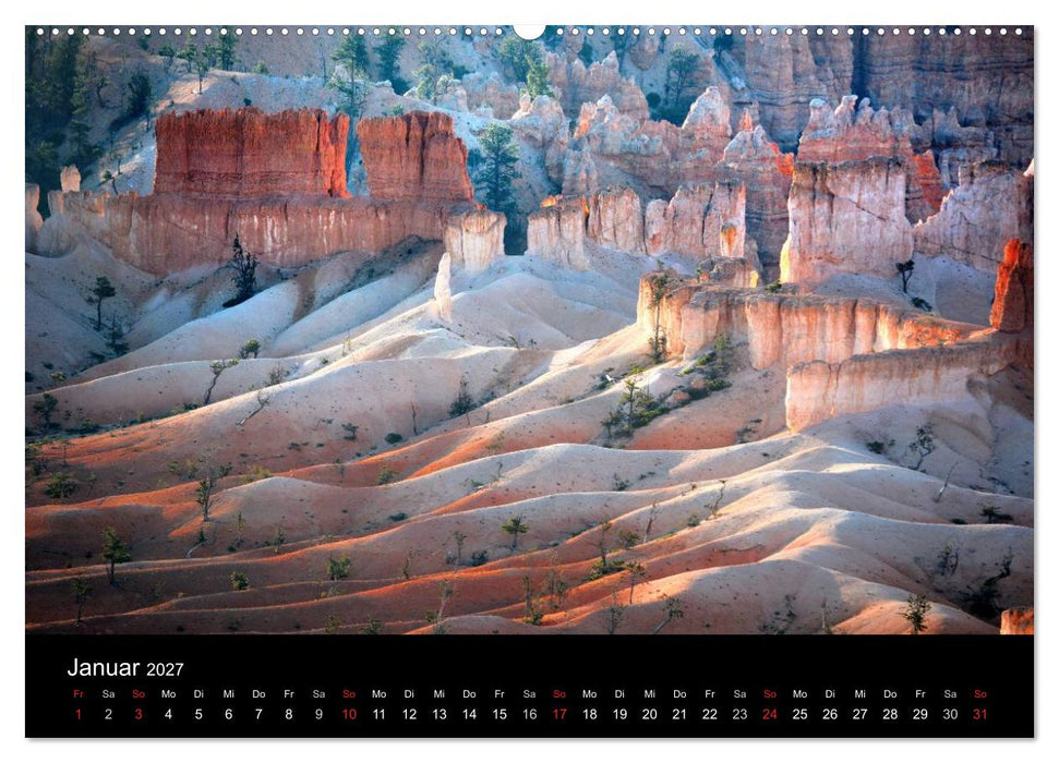 Südwesten der USA - Klassiker und Geheimnisse (CALVENDO Premium Wandkalender 2027)