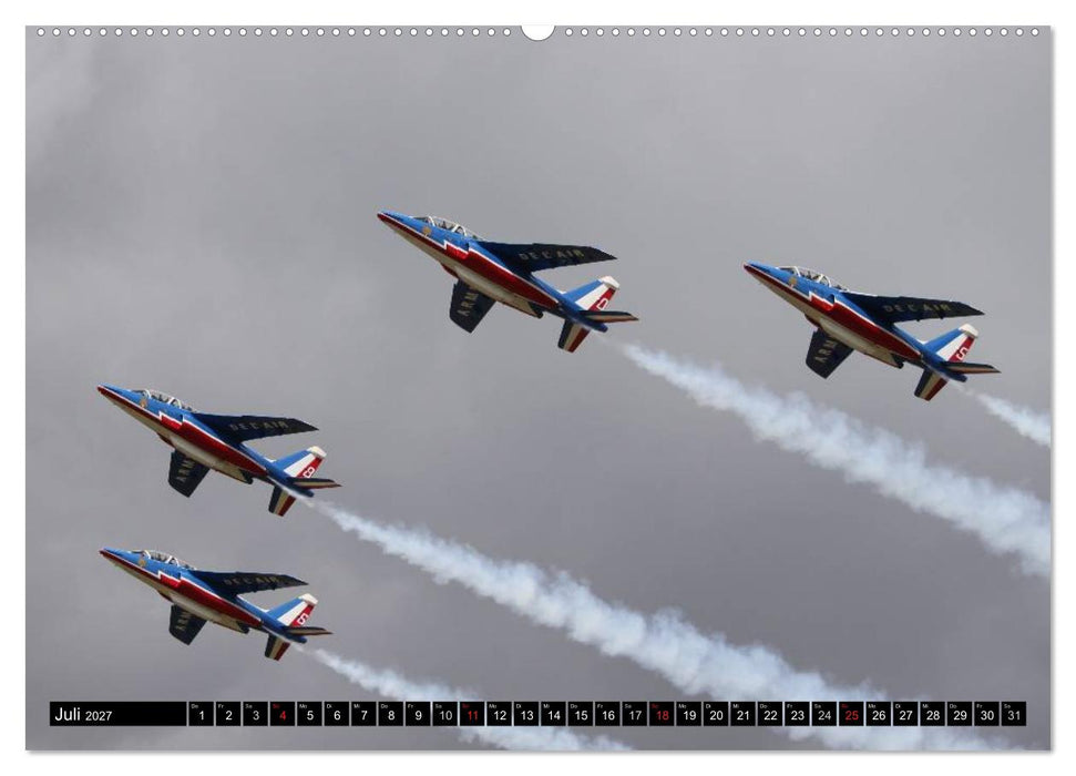 Augenblicke in der Luft: Patrouille de France (CALVENDO Premium Wandkalender 2027)