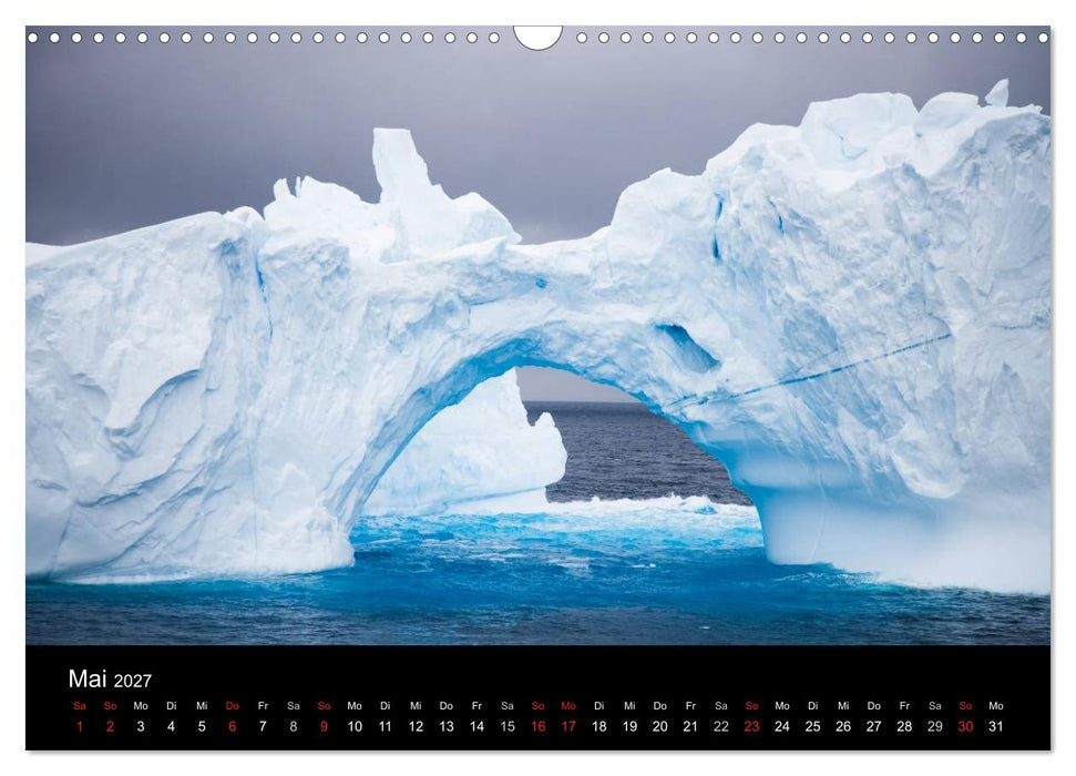 Antarktis 68° Süd (CALVENDO Wandkalender 2027)