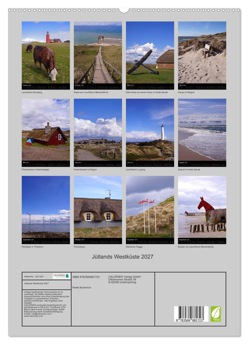 Jütlands Westküste 2027 (CALVENDO Premium Wandkalender 2027)