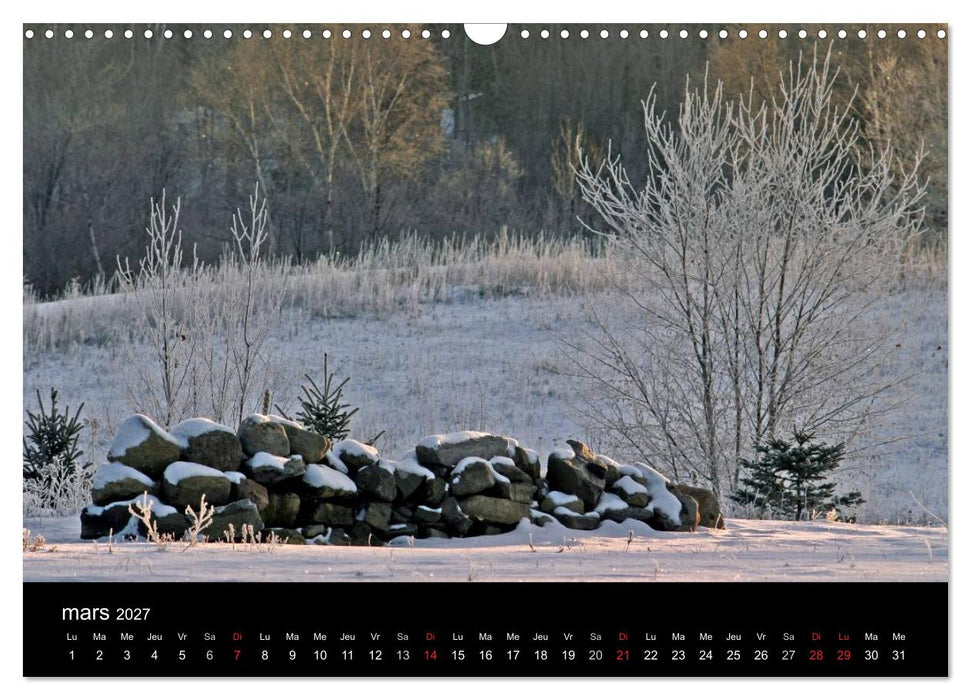 Regard sur les saisons du Québec (CALVENDO Calendrier mensuel 2027)