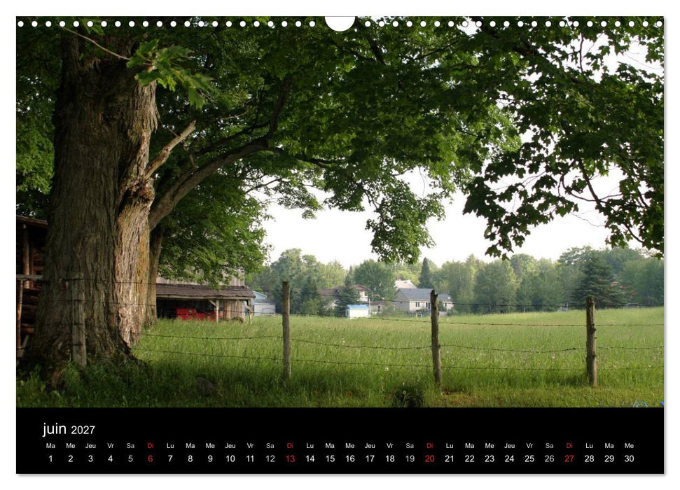 Regard sur les saisons du Québec (CALVENDO Calendrier mensuel 2027)