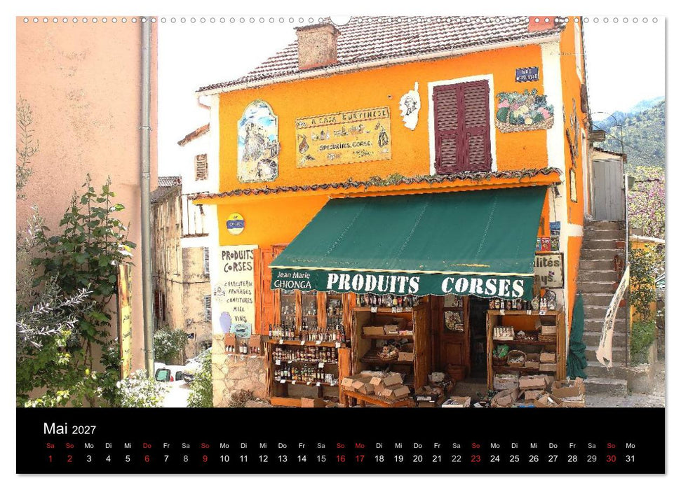 Korsika - Mediterrane Vielfalt (CALVENDO Wandkalender 2027)