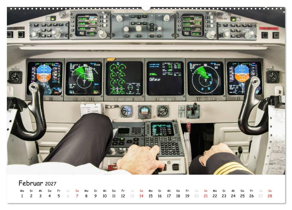Flight deck - das beste Büro (CALVENDO Wandkalender 2027)