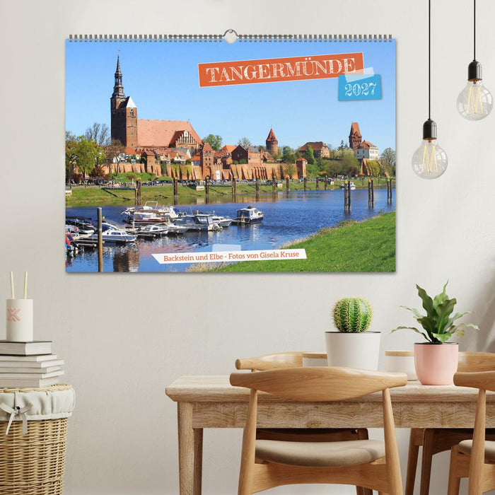 Tangermünde - Backstein und Elbe (CALVENDO Wandkalender 2027)