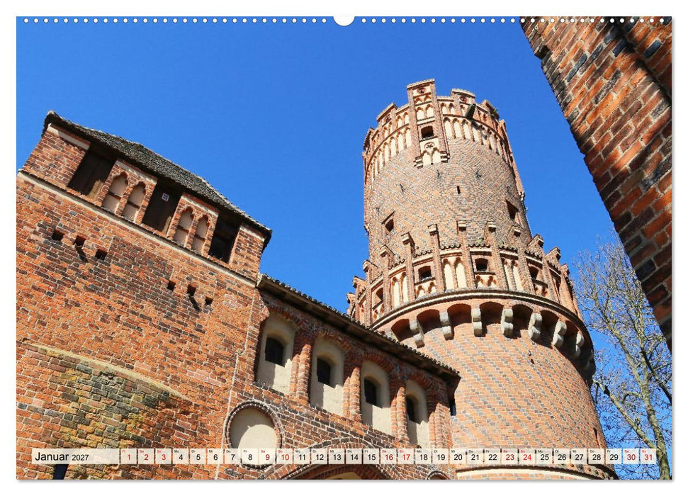 Tangermünde - Backstein und Elbe (CALVENDO Wandkalender 2027)