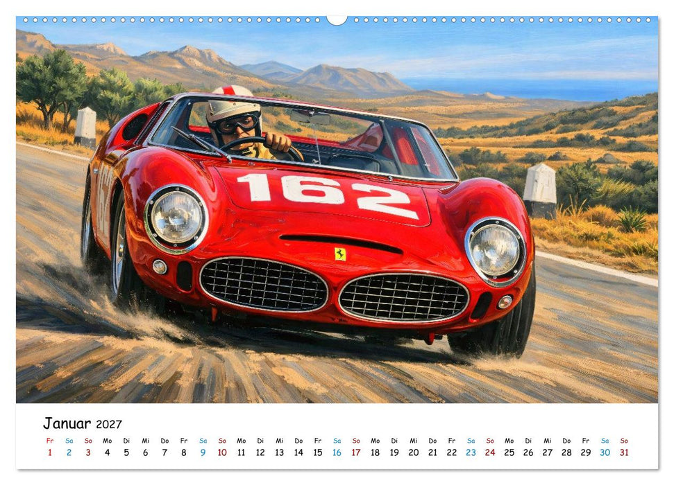 Rückblick Targa Florio - Die 1960er und 1970er Jahre (CALVENDO Wandkalender 2027)
