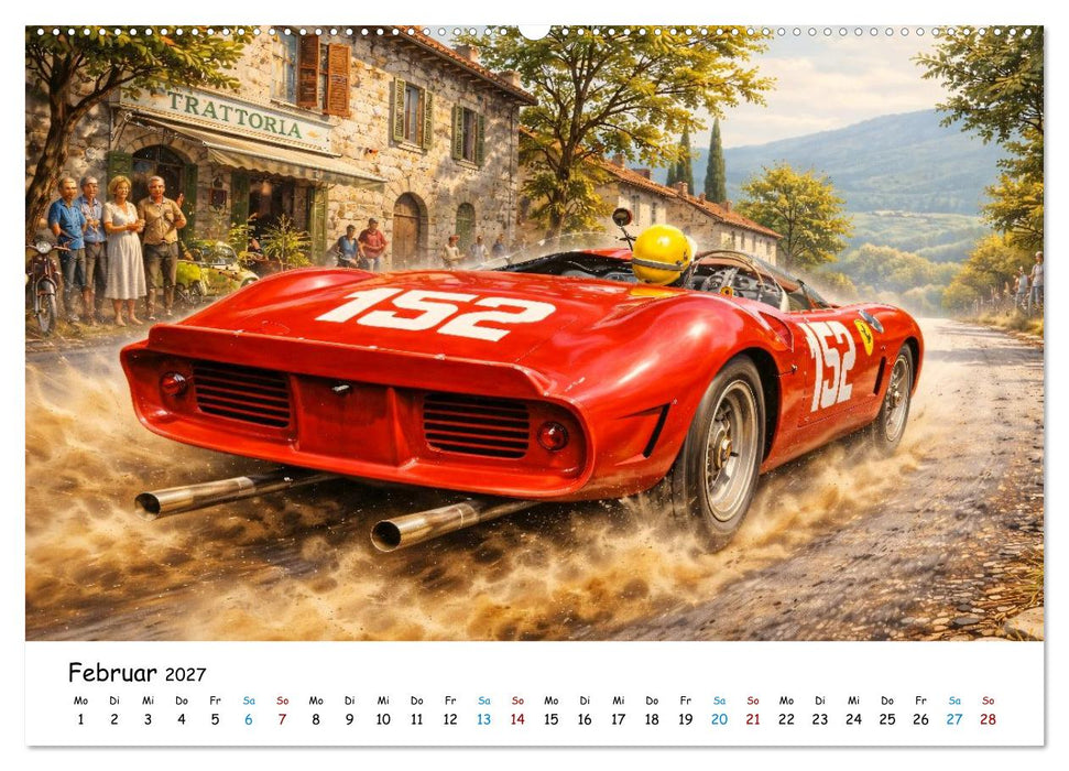 Rückblick Targa Florio - Die 1960er und 1970er Jahre (CALVENDO Wandkalender 2027)