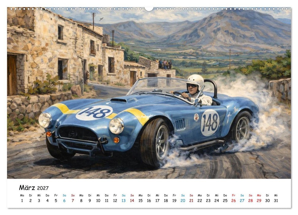 Rückblick Targa Florio - Die 1960er und 1970er Jahre (CALVENDO Wandkalender 2027)