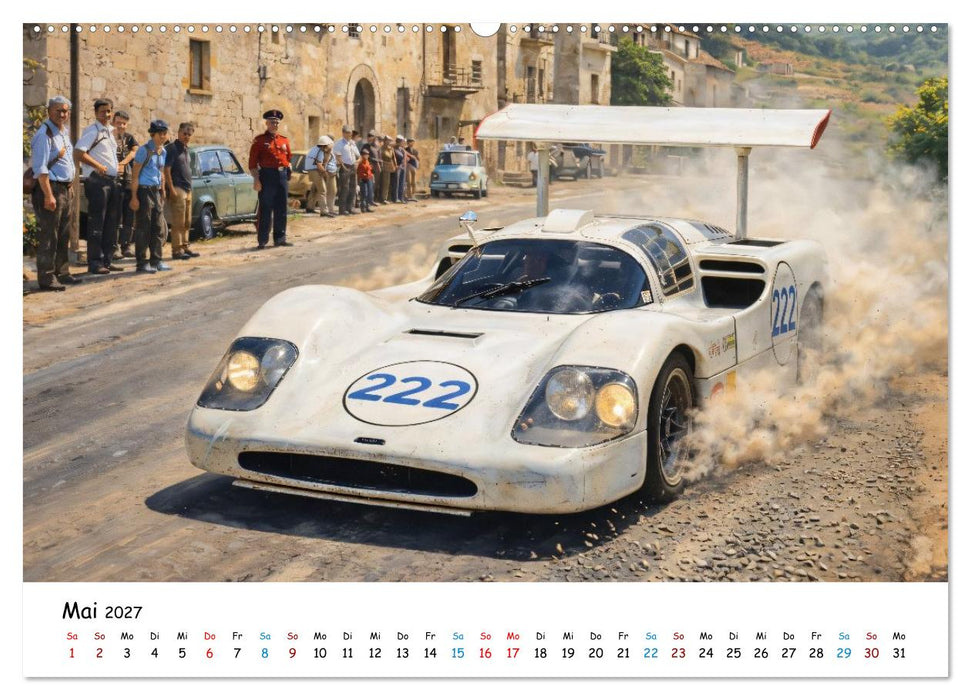 Rückblick Targa Florio - Die 1960er und 1970er Jahre (CALVENDO Wandkalender 2027)