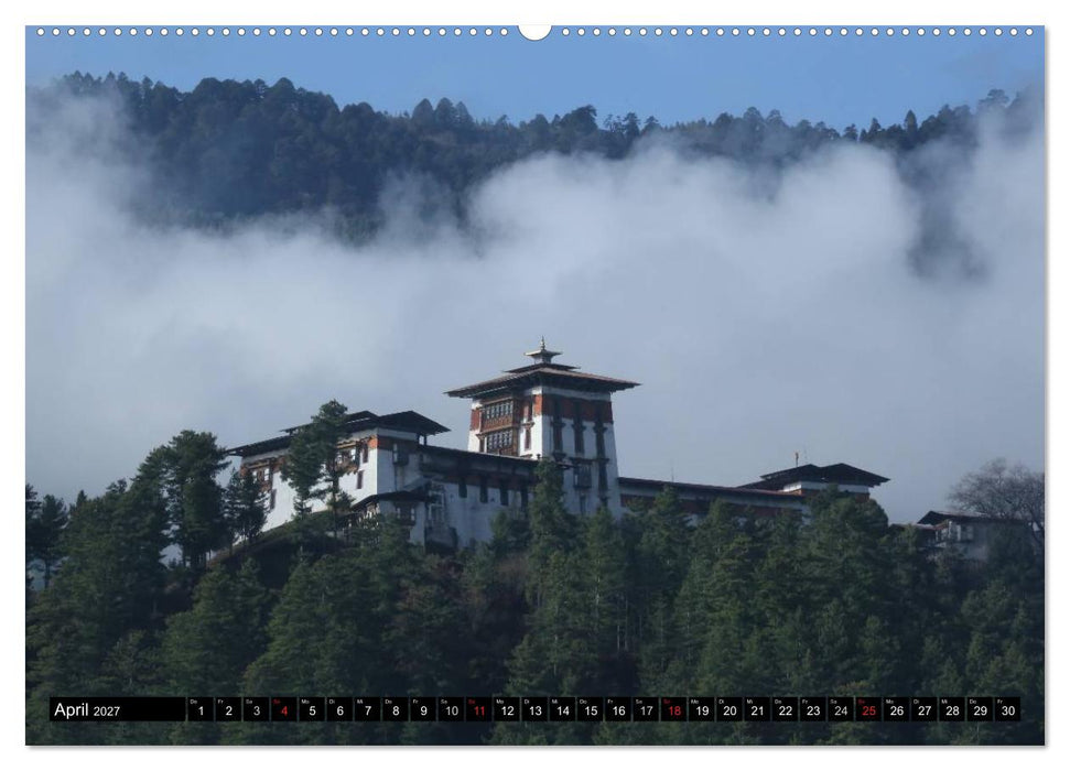 Druk Yul - Szenen aus Bhutan (CALVENDO Premium Wandkalender 2027)