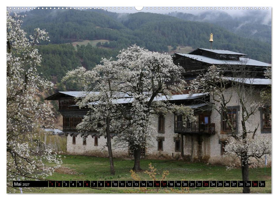Druk Yul - Szenen aus Bhutan (CALVENDO Premium Wandkalender 2027)