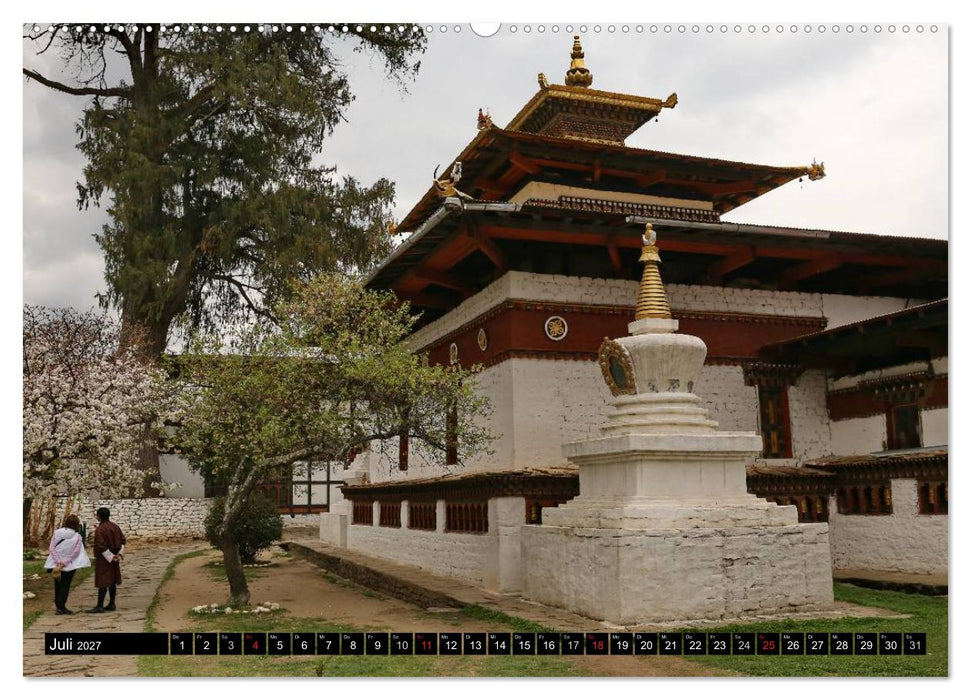 Druk Yul - Szenen aus Bhutan (CALVENDO Premium Wandkalender 2027)