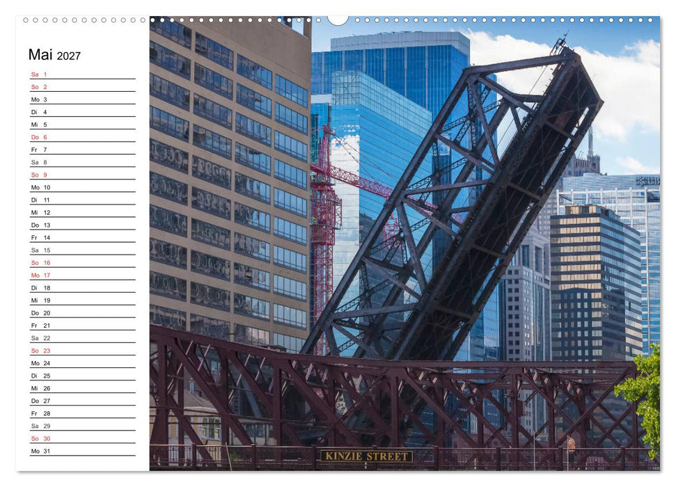 CHICAGO Stadtzentrum (CALVENDO Wandkalender 2027)