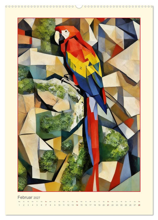 Moderne Vögel (CALVENDO Wandkalender 2027)