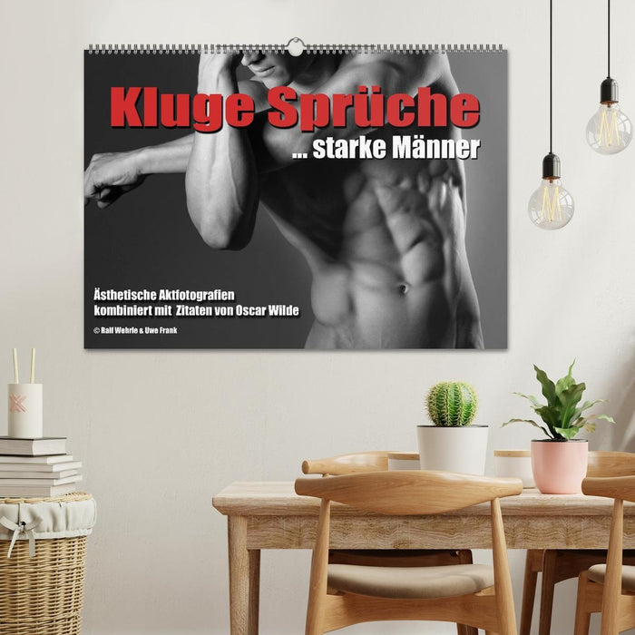 Kluge Sprüche... starke Männer (CALVENDO Wandkalender 2027)