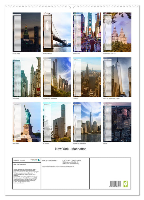 New York - Manhattan (CALVENDO Wandkalender 2027)