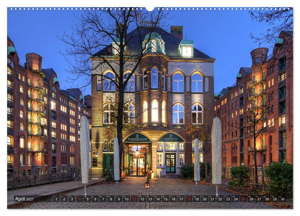 Die Speicherstadt (CALVENDO Premium Wandkalender 2027)