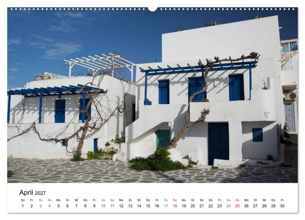 Paros, Perle der Kykladen (CALVENDO Premium Wandkalender 2027)