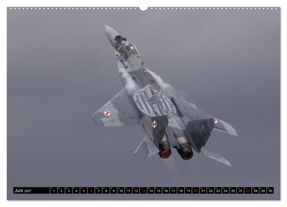 Augenblicke in der Luft: MiG-29 Fulcrum (CALVENDO Wandkalender 2027)