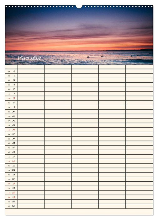 Noch mehr Föhrweh Familienplaner (CALVENDO Premium Wandkalender 2027)