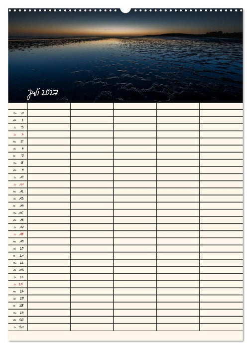 Noch mehr Föhrweh Familienplaner (CALVENDO Premium Wandkalender 2027)
