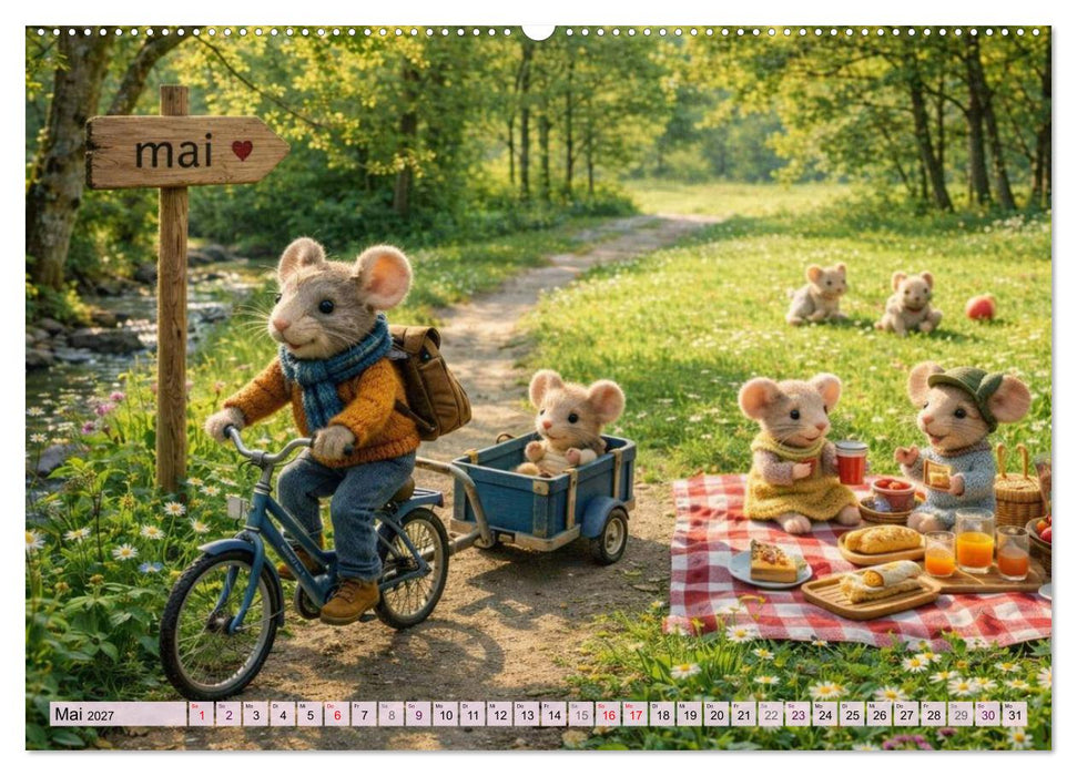 Mäusli Kalender (CALVENDO Wandkalender 2027)