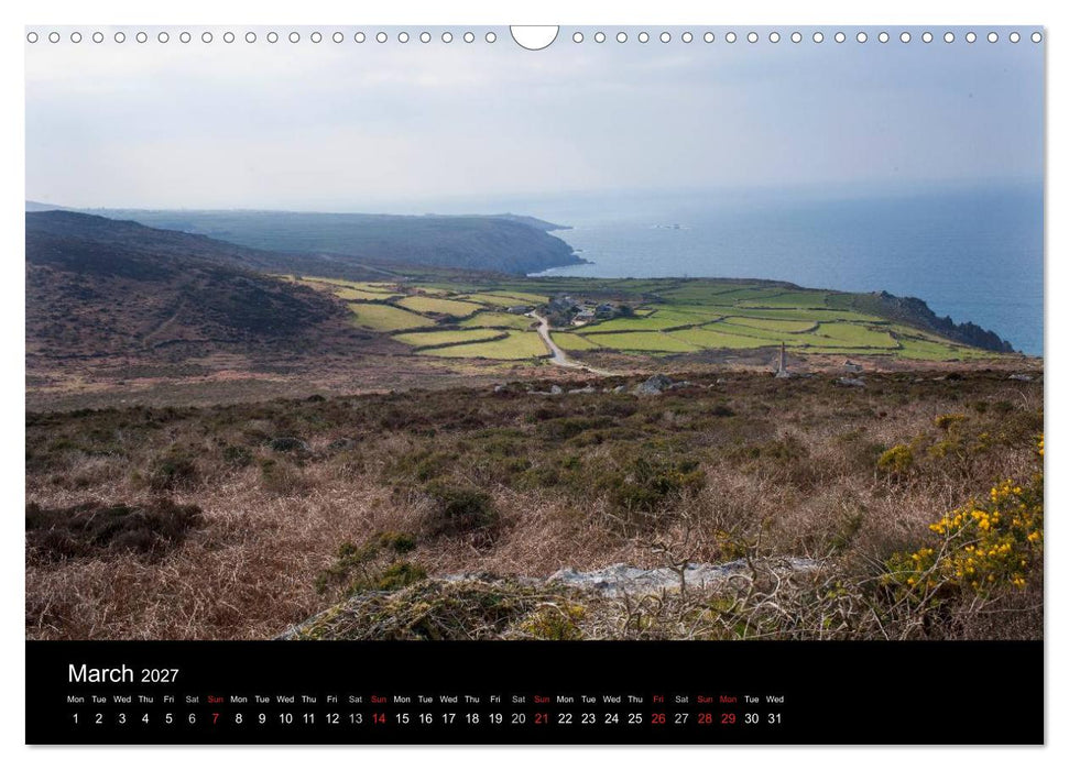 Penwith Landscapes Cornwall 2027 (CALVENDO Monthly Calendar 2027)