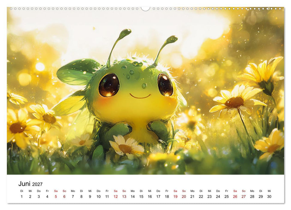 Kleine Krabbler - Der Whimsical - Insektenkalender (CALVENDO Premium Wandkalender 2027)