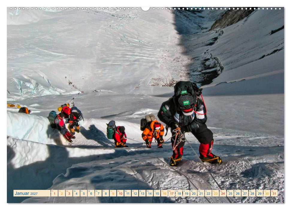 Bergsteigen und Klettern (CALVENDO Wandkalender 2027)