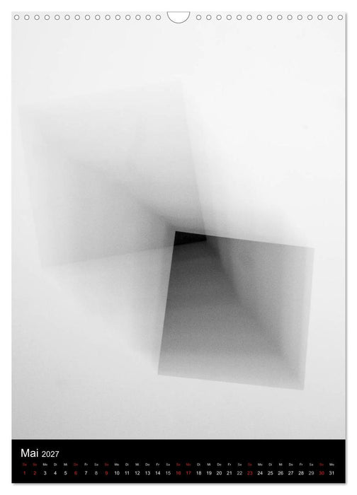 Das schwarze Quadrat auf weißem Grund (CALVENDO Wandkalender 2027)