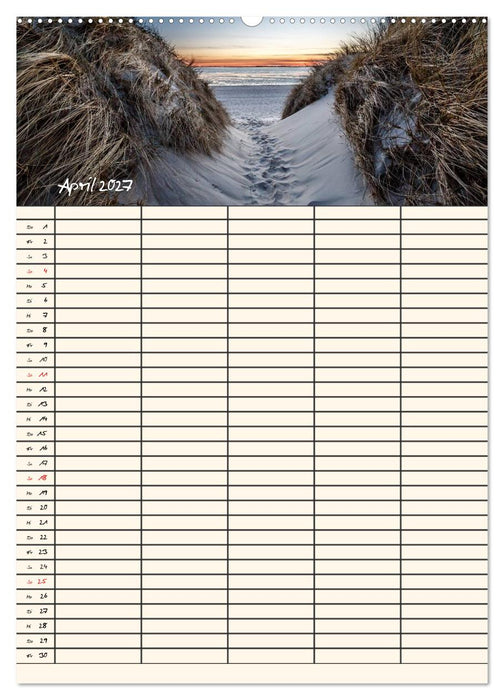 Noch mehr Föhrweh Familienplaner (CALVENDO Wandkalender 2027)