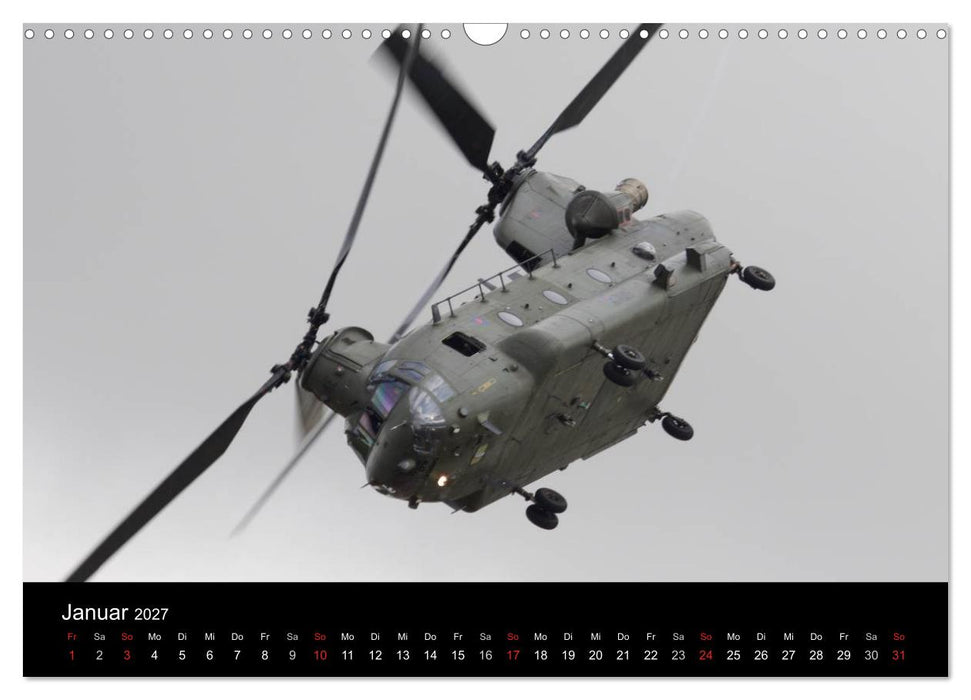 Militärhubschrauber (CALVENDO Wandkalender 2027)