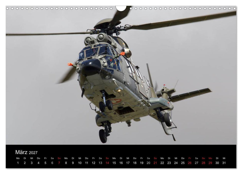 Militärhubschrauber (CALVENDO Wandkalender 2027)