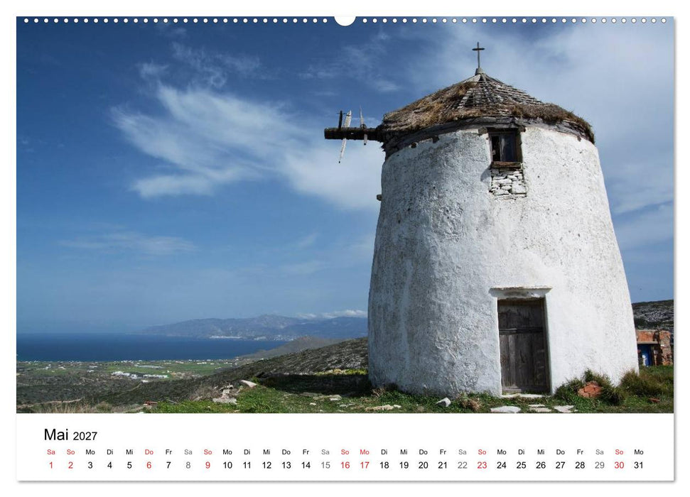 Paros, Perle der Kykladen (CALVENDO Wandkalender 2027)