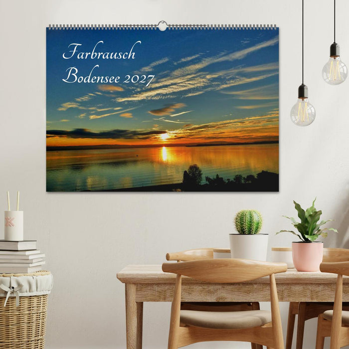 Farbrausch Bodensee (CALVENDO Wandkalender 2027)