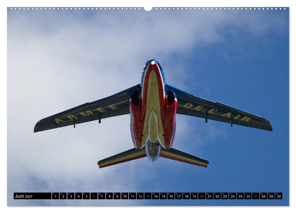 Augenblicke in der Luft: Patrouille de France (CALVENDO Wandkalender 2027)