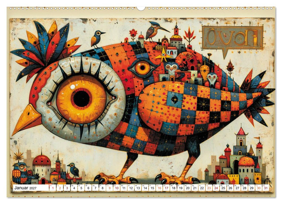 Schräge Vögel im Blick (CALVENDO Wandkalender 2027)