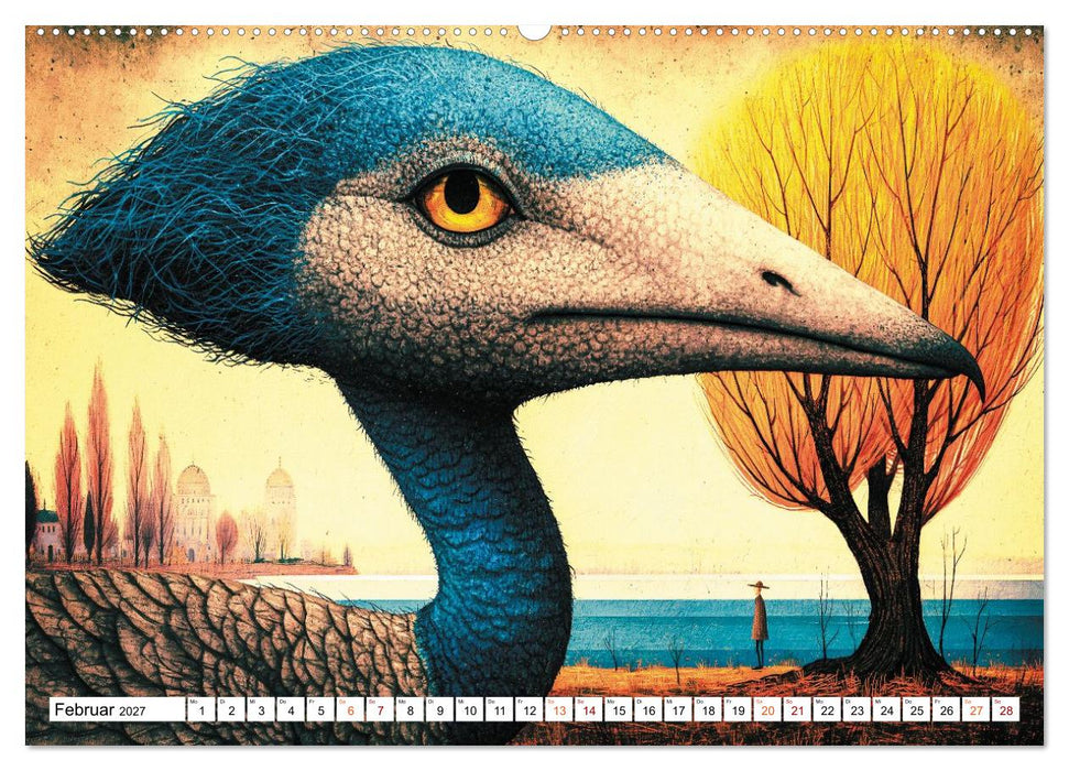 Schräge Vögel im Blick (CALVENDO Wandkalender 2027)